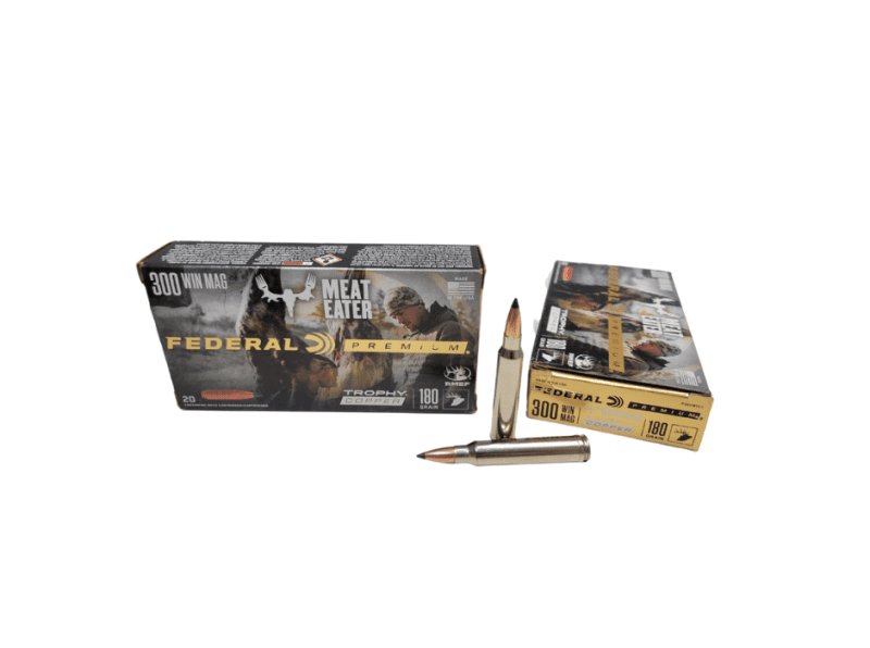 Federal Premium .300 Win Mag SAME DAY SHIPPING 180 Grain Trophy Copper lead free