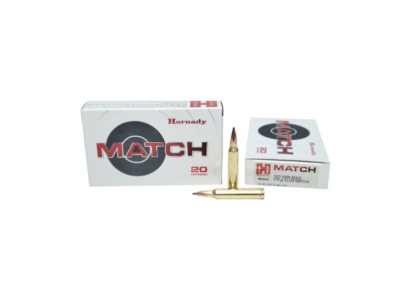 Hornady Match .300 Win Mag 178 Grain ELD M