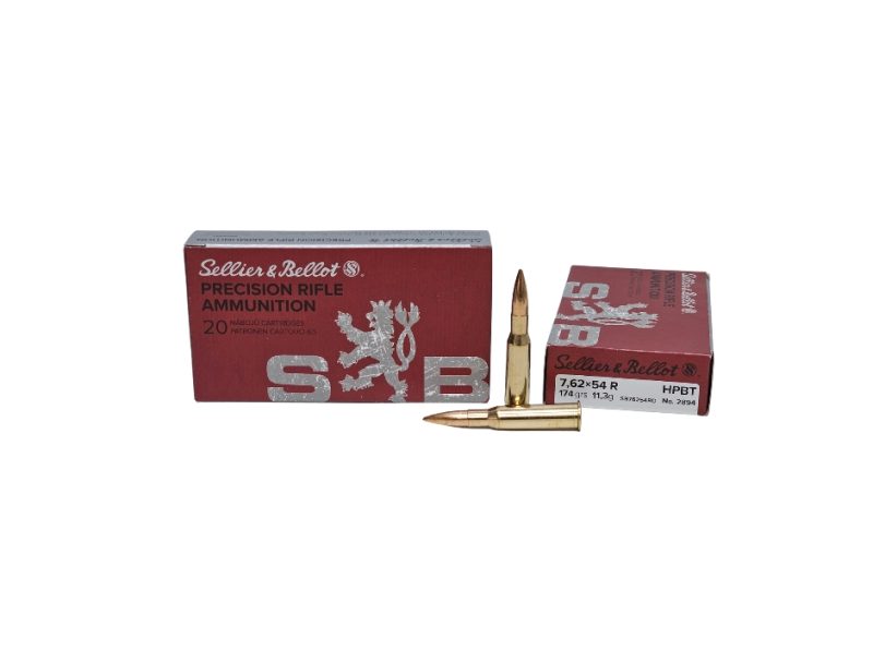 Sellier Bellot 7.62x54R 174 Grain Hollow Point Boat Tail