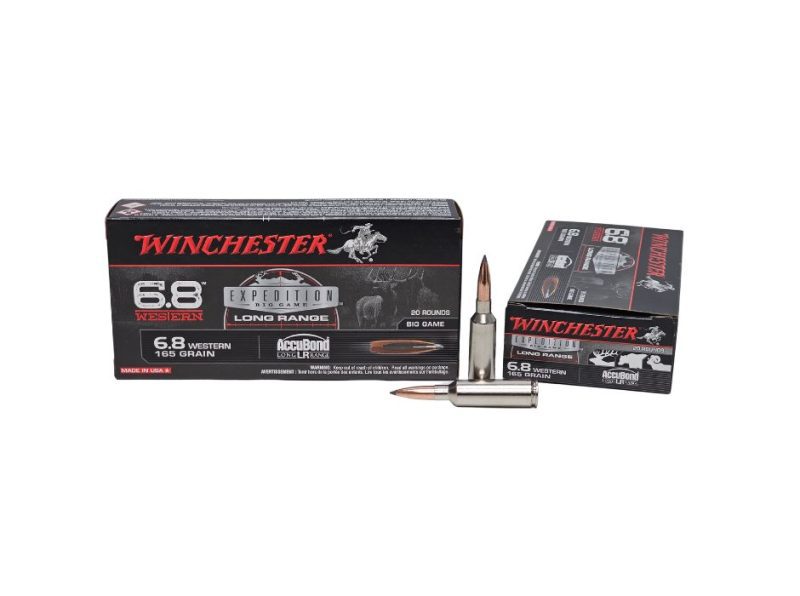 Winchester Expedition 6.8 Western 165 Grain Nosler AccuBond Long Range